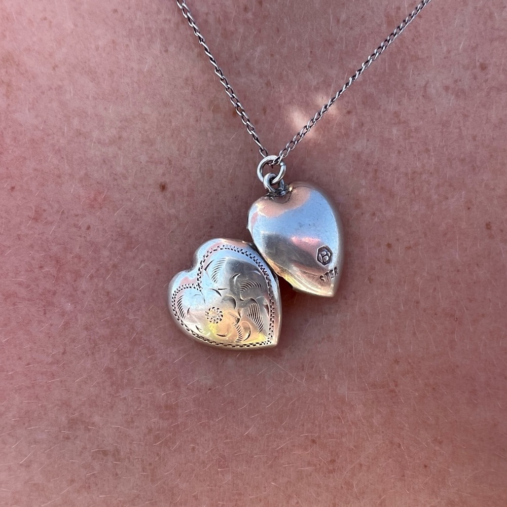 Sterling Silver Heart Locket